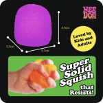 Schylling NeeDoh Gumdrop - Textured Sensory Toy with Super Solid Squish - 2.5 Tall - Colors May Vary (Pack of 1)