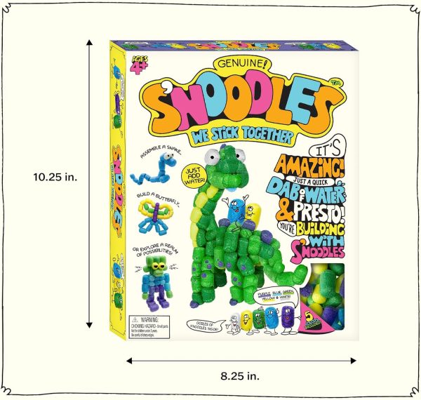 Schylling S'Noodles - Creative Building Craft Kit - Just Add Water - Ages 4 and Up - One Kit
